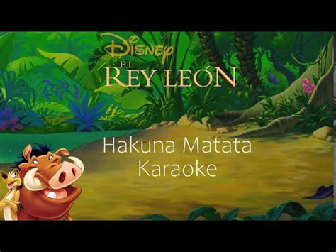 templado Untado Molester el rey león hakuna matata pasillo Teoría de la ...