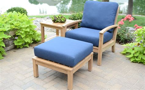 Teak Deep Seating Patio Furniture: Outdoor Sectionals & Sets