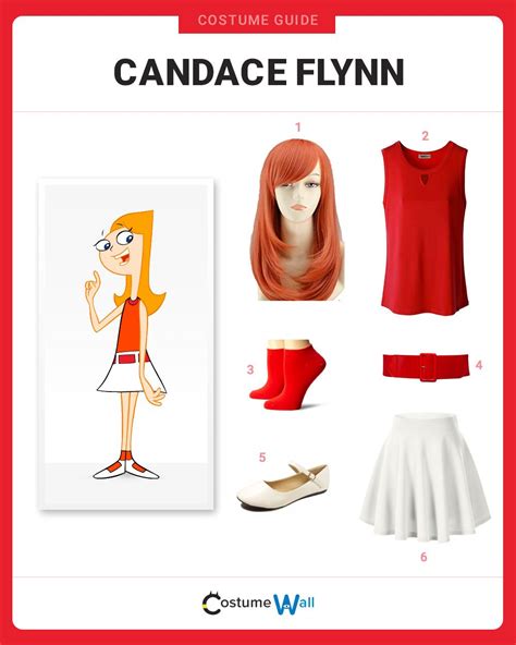 Dress Like Candace Flynn | Candace flynn, Outfits, Red head halloween ...