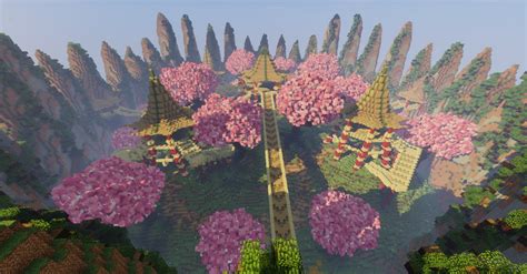 Cherry Blossom Spawn Minecraft Map