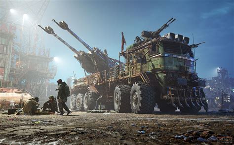 Wasteland Fortunes by Marek Denko | Transport | 3D | CGSociety | Zombie ...