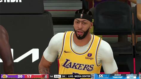 LOS ANGELES LAKERS vs PORTLAND TRAIL BLAZERS NBA2K24 Gameplay November ...