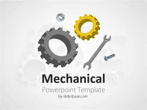 Mechanical Engineering Powerpoint Template | Powerpoint templates, Free ...