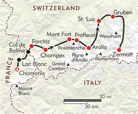 #9 – Haute Route (Chamonix-Zermatt), Alps – besthike.com