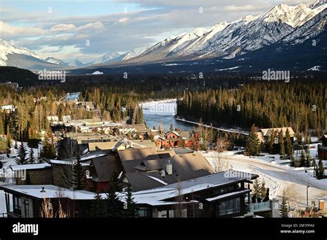 Canmore, Alberta, Canada - winter 2023 Stock Photo - Alamy