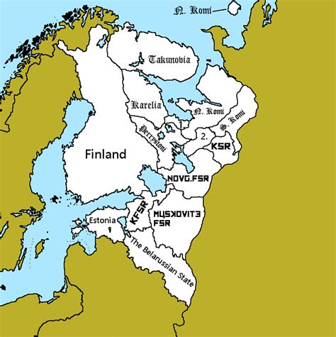 karta över karelen Karelia and the finnish-russian borderland - Europa Karta