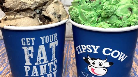 Tipsy Cow Ice Cream in New Braunfels offers alcohol-infused flavors