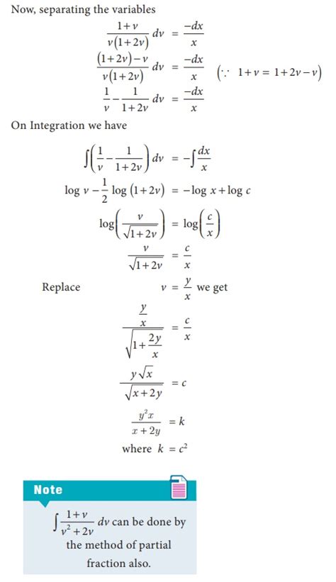 Homogeneous Differential Equations: Solved Example Problems - with ...