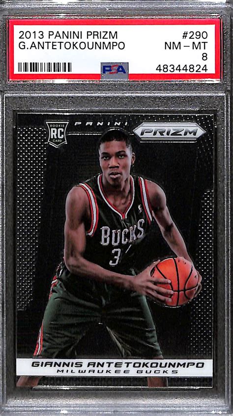 Lot Detail - 2013 Panini Prizm Giannis Antetokounmpo #290 Rookie Card ...