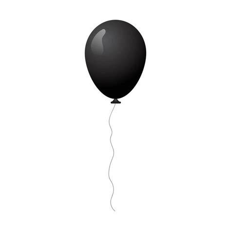 Black birthday balloon | Black balloons, Balloons, Free vector backgrounds