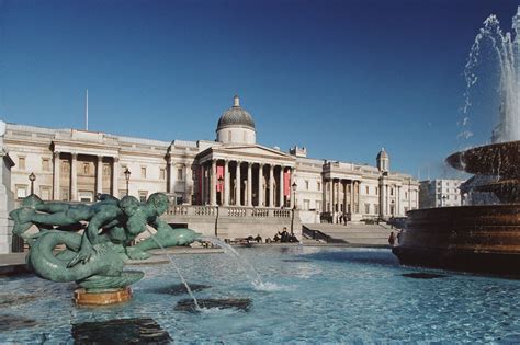 National Gallery (1824) City of Westminster in London UK. It houses a ...