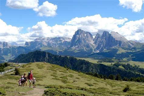 Summer holidays in the Dolomites – Hiking on the Alpe di Siusi ...