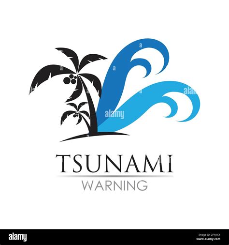 tsunami logo design, vector, icon, template Wave Tsunami Splash Water ...