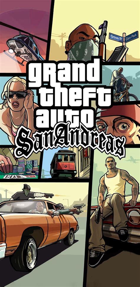 I made Grand Theft Auto: San Andreas wallpaper for phones. It's not ...