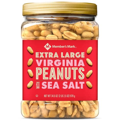 M.M Extra Large Virginia Peanuts (34.5 oz.) - Walmart.com