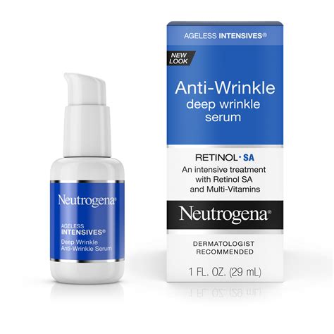 Neutrogena Ageless Intensives Anti Wrinkle Retinol Face Serum 1 fl. oz - Walmart.com - Walmart.com