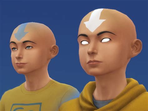 Avatar Aang Airbender | Sims 4 anime, Sims 4, Sims 4 characters