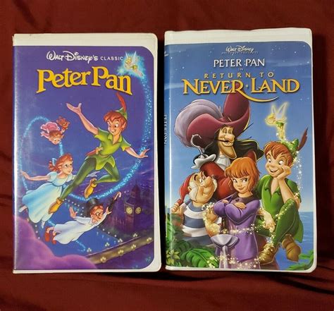 Walt Disney Classics Peter Pan & Return to Never Land VHS 12257960037 | eBay