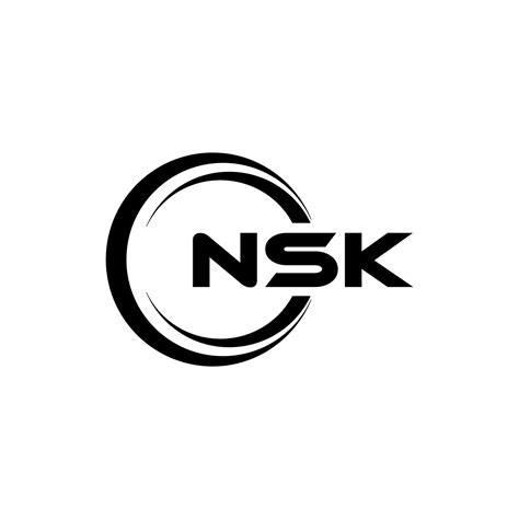 NSK Logo Design, Inspiration for a Unique Identity. Modern Elegance and Creative Design ...