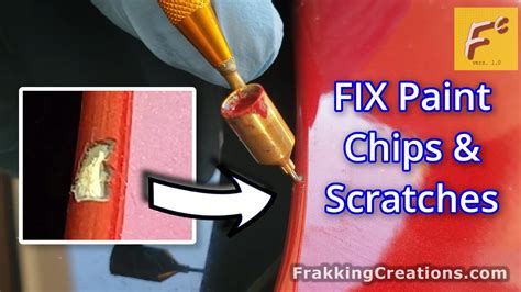 Perfect car paint chip touch up results + 7 tips / How to repair car ...