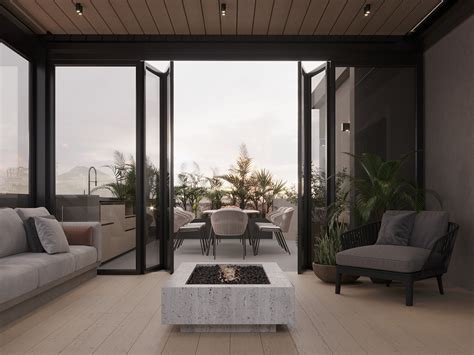 Modern Rooftop Design on Behance