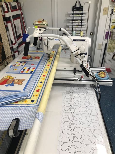 Juki 2010Q Quilting Machine on SR2 Frame