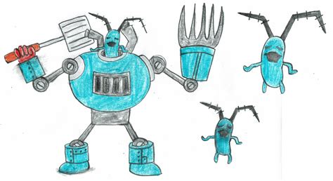 Plankton Got Served by MaceyWitchHunter on DeviantArt