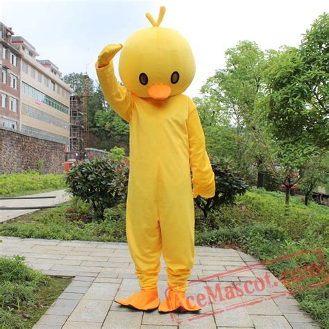 Yellow Duck Mascot Costume for Adult