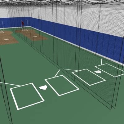 3d batting cages baseball