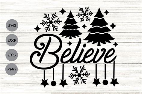 Believe Svg, Christmas Svg, Believe Christmas Svg.