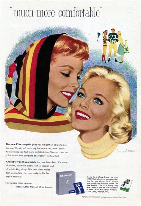 Glamourous Kotex Ads from the 1950's Vintage Ads, Vintage Advertisements, Vintage Life, Vintage ...