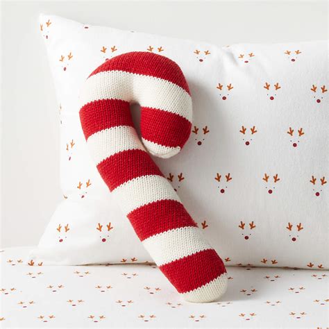 Candy Cane Kids Christmas Throw Pillow + Reviews | Crate & Kids Canada