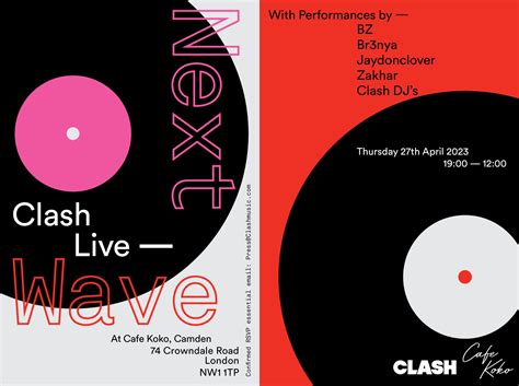 Clash Live 'Next Wave' Returns On April 27th To Cafe Koko Starring Br3nya, BZ, Jaydonclover ...