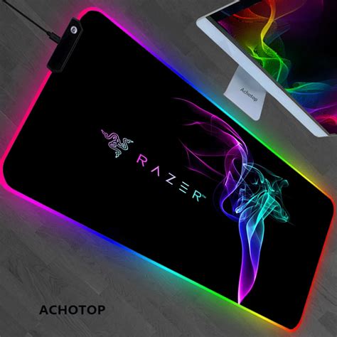 Rgb Razer Mouse Pad Large Xl 900x400mm Gamer Pc Gaming Accessories Computer Carpet Keyboard Usb ...