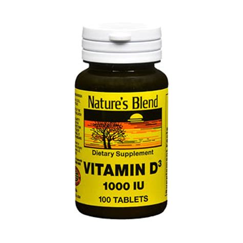 Nature's Blend Vitamin D3 Supplement | Carewell