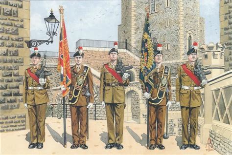 Colour Party 2nd Bn The Royal Regiment Of Fusiliers Uniform on eBid ...