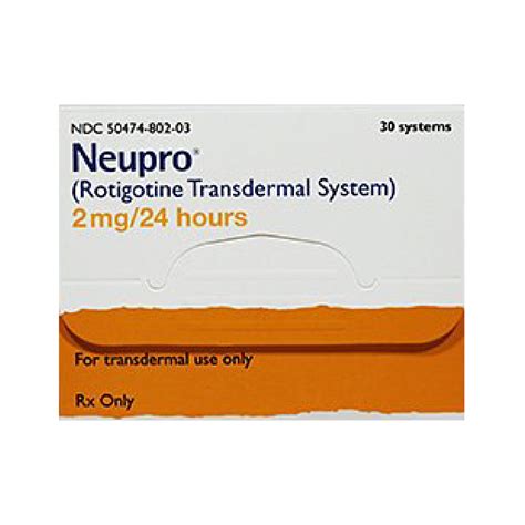 Neupro (Rotigotine) Patch 2mg - 30 ea - ZipRX