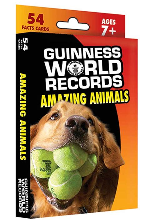 Guinness World Records Amazing Animals Fact Cards - CD-134046 | Carson Dellosa | Science