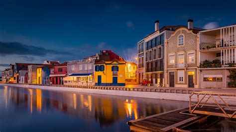 Portugal Aveiro Building Canal House Pier HD Travel Wallpapers | HD Wallpapers | ID #47778