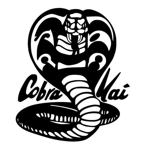 Cobra Kai Logo Karate Kid SVG for Craft Machines Cricut Cameo - Etsy