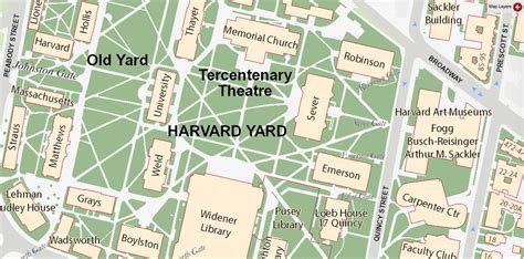 Harvard Campus Map