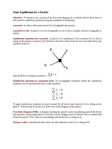 ️ How to solve static equilibrium problems. Review_Math. 2019-01-17