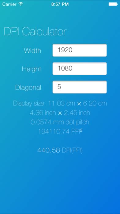 DPI Calculator скачать на пк Windows 7/10/11 | PCAppCatalog