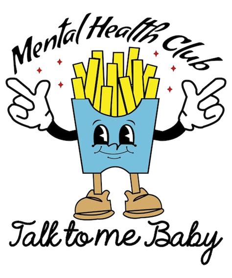 Premium Vector | Mental health club talk to me baby