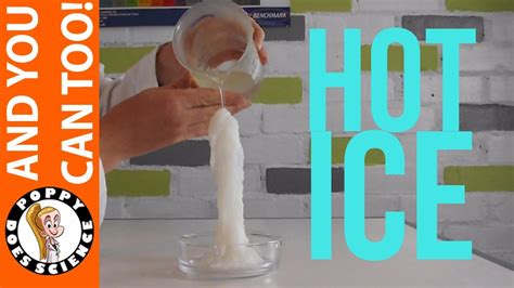 Hot Ice Experiment using Sodium Acetate - Poppy Does Science - YouTube