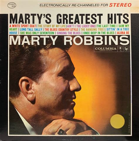 Marty Robbins – Marty's Greatest Hits (Vinyl) - Discogs