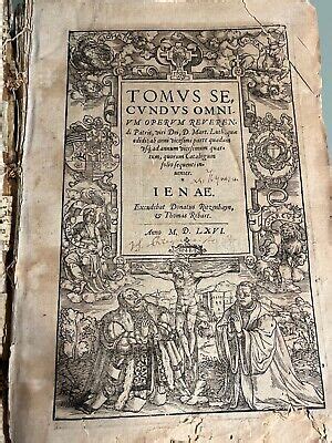 1566 Martin Luther Bible Commentary Religious Christian Protestant ...