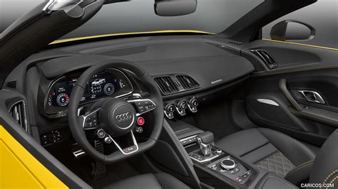 2017 Audi R8 V10 Spyder (Color: Vegas Yellow) - Interior | HD Wallpaper #35