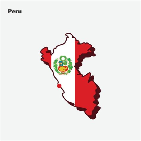 Peru Nation Flag Map Infographic 20627698 Vector Art at Vecteezy