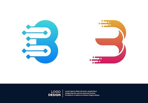 Premium Vector | Technology digital initial number 3 logo design